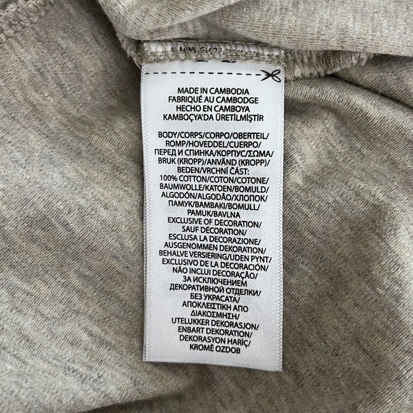 Polo Ralph Lauren Shirt Men XL Slim Fit Beige Basic Casual Basic Neutral Minimal - Picture 7 of 8